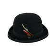 thumbnail image 2 of Kenny K  Wool High Derby Hat with Grosgrain Hatband (Men), 2 of 5