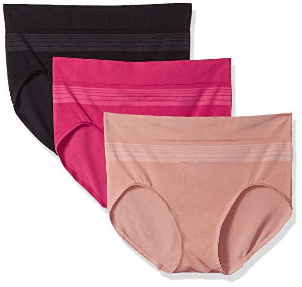 Blissful Benefits by Warner's® Women's No Muffin Top Seamless 3pk Brief RS1503W