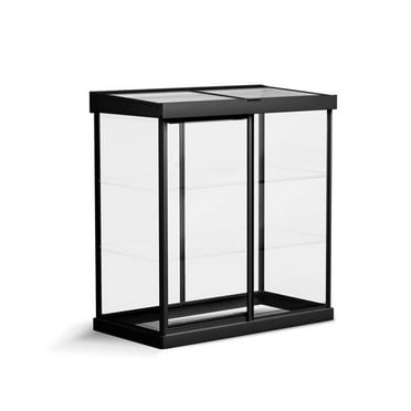Ivy 4 x 2 ft. Mini Greenhouse Kit - Black Structure & Clear Glazing