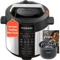 thumbnail image 1 of Olla a presión COSORI 6L 9 en 1 1100W de acero inoxidable, 1 of 7