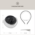 thumbnail image 6 of Fascinators Hats for Women - Tea Party Hat with Pillbox and Mesh Design for Bridal Wedding, 6 of 14