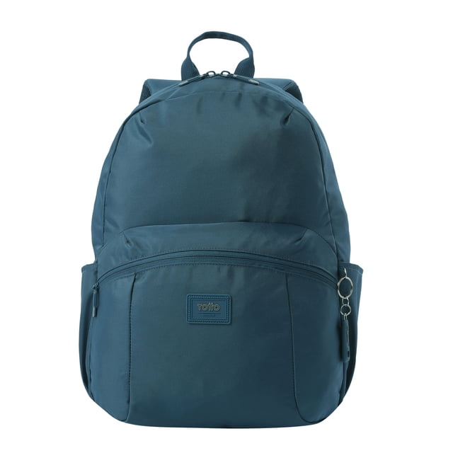TOTTO Mochila Mediana Porta Laptop 14 con Bolsillo Secreto | Escuela - Oficina - Viaje | 15 L TRIK M