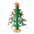thumbnail image 1 of Decoración de árbol de Navidad de escritorio, Mini Adornos de árbol de Navidad de madera DIY, regalo para niños, 1 of 5