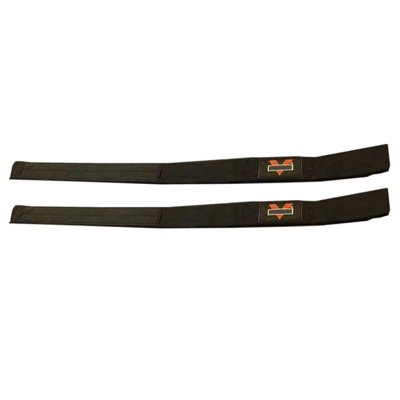 Lifting Straps - Wrist Support Wraps - for Powerlifting, Bodybuilding, Gym Workout-black