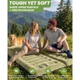 thumbnail image 6 of Camping Sleeping Pad, 6" Thick Camping Mattress Pad, 4.5 R-Value Sleeping Mat with Built-in Pillow and Foot Pump, Portable Compact Sleeping Pad for Backpacking Hiking Car Traveling Tent, 6 of 9