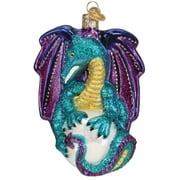 Old World Christmas Hanging Glass Tree Ornament, Fantasy Dragon (With OWC Gift Box)