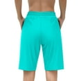 thumbnail image 2 of Charmo Women Swim Shorts Boy Leg Boardshorts with Built-in Brief Solid Beach Swimsuit Bottoms, 2 of 7