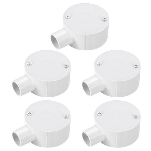 Conduit Box Junction Box 1 Way 25mm with Cover, M4 Screws for Hose