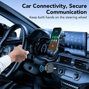 KT1 Bluetooth Car Adapter, Bluetooth Aux Adapter for Car, 16H Battery Life, Dual Connect, Calls Hands Free, Wireless Audio Receiver for Home, Stereo/Speaker/Headphone