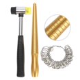 thumbnail image 2 of 3pcs / Set Ring Mandrel Sizer Finger Measuring Stick Handle Hammers Jewelry Tool,Ring Mandrel Sizer,Ring Measuring Accessory, 2 of 18