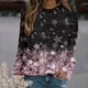 thumbnail image 2 of Sudadera estampada con cuello redondo y manga larga para mujer a la moda Fridja bvmnju646, 2 of 5