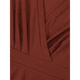 thumbnail image 4 of Vestido Corto Fruncido con Escote en V para Mujer Color Caramelo M, 4 of 10