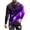 Purple, variant on ZCFZJW 3D Falling Stars Print Long Sleeve Graphic T-Shirts for Men Big and Tall Regular Fit Casual Round Neck Pullover Sweatshirts Trendy Athletic Workout Tees Tops Yellow L