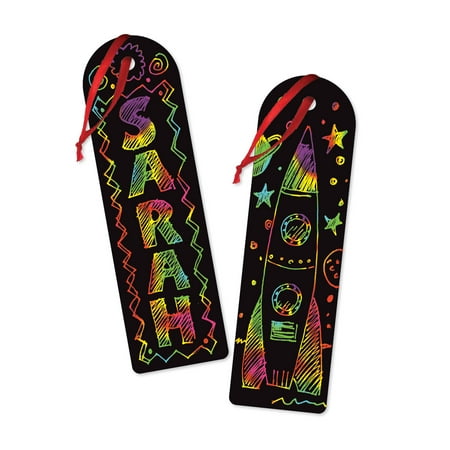 UPC: 0000772059060 | Melissa & Doug Scratch Art Bookmark Party Pack Activity Kit – 12 Bookmarks – FSC-Certified Materials