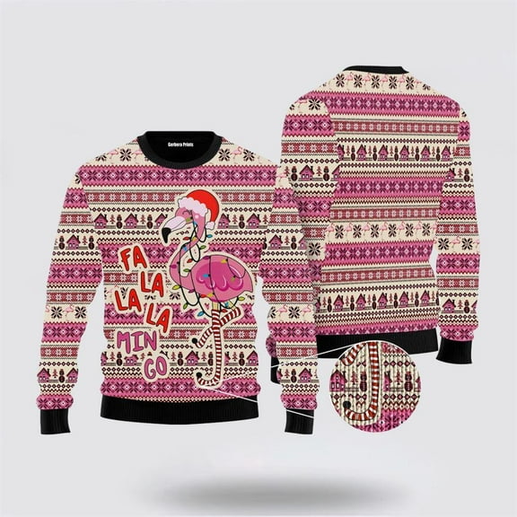 Flamingo Ugly Christmas Sweater For Men & Women Adult – Christmas Gifts For Frends