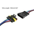 thumbnail image 2 of Unique Bargains Waterproof Connector Electrical Quick Connect 5 Pin Male Female 0.75mm2 with 100mm Long Wire 1 Set, 2 of 5