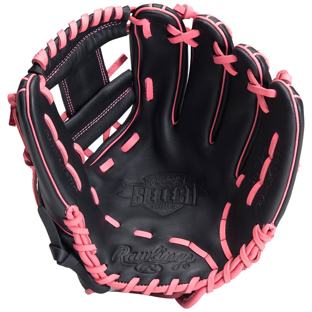 Rawlings Exclusive Select Series 11.5" Baseball Glove (SS314-2BP) Black/Pink 11.5