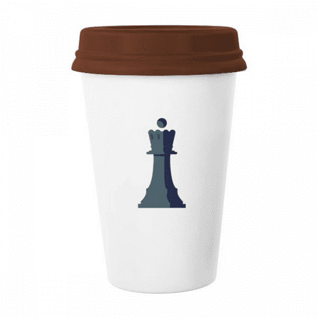 

King Chess Strategy Game Roy Monarch Mug Coffee Drinking Glass Pottery Cerac Cup Lid