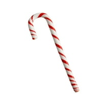 Kosta Boda Polka Crystal Glass Candy Cane Swizzle Stick - Red Stripe