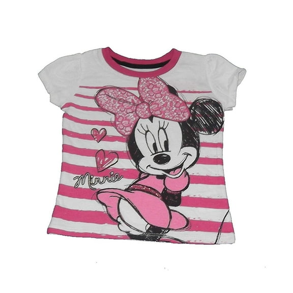 Minnie Mouse Toddler Girls Love Minnie White Tee 4T