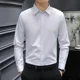 thumbnail image 5 of Camisas para hombre de negocios azul formal para hombre, camisa de vestir para oficina, social, elegante, de alta calidad, de lujo, informal, oferta, tallas grandes, regular, nuevas en IS, 5 of 5