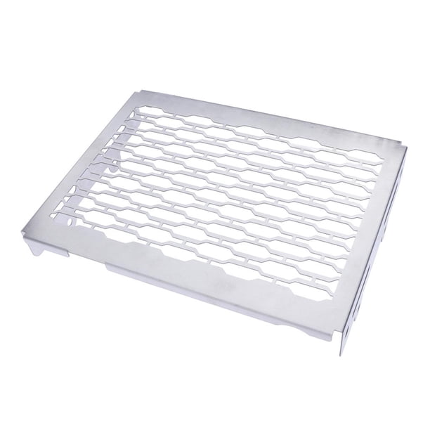 Cubierta protectora de material acero inoxidable para rejilla de radiador de motocicleta para 300500 2017-2018 (plateado) Sharpla Protector de guardia de la parrilla del radiador