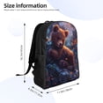 thumbnail image 4 of Easygdp Lazy Stone Bear Mochila Versátil y Elegante: Comodidad, Almacenaje y Durabilidad para la Universidad, Trabajo, Viajes y Uso Diario, 4 of 8