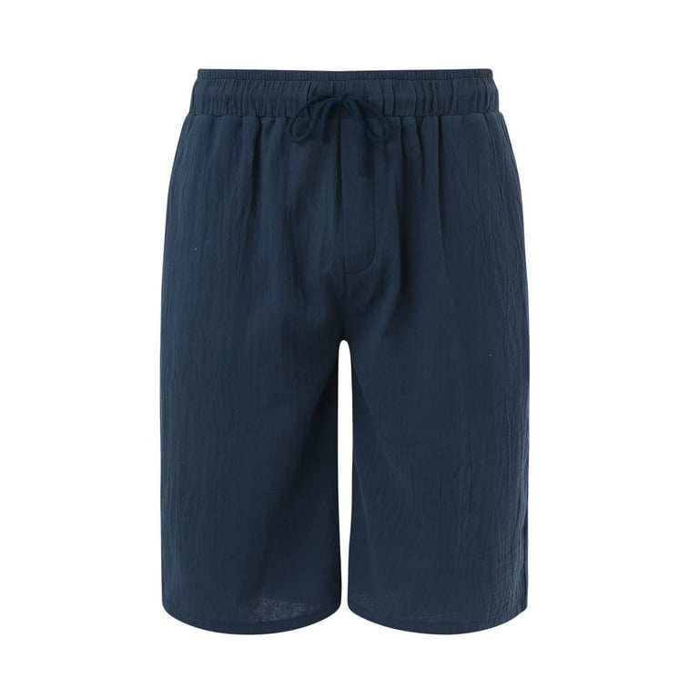 パンツ LARGE POCKET SHORTS SFC NAVY L uikmnh Mens Shorts Cotton Lace Up Large Pocket Casual Pants Shorts