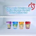 thumbnail image 5 of TMNT Shell Character Poses 4pc Plastic Freeze Gel Mini Cup, 5 of 8