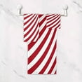thumbnail image 5 of SKYSONIC 3 Pack Towel Funny Red and White Stripes Cotton Bath Towel Set (1 Bath Towel, 1 Hand Towel, 1 Washcloth) for Bathroom, Super Soft and Quick Dry Towels, 5 of 7