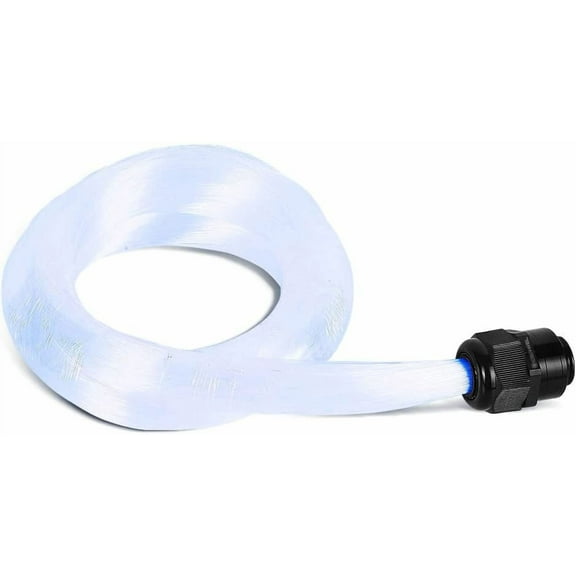 GIDERWEL Fiber Optic Cable 7.0 ft (approx. 2.0 m) 300 pcs 0.03 inch (0.75 mm) Plastic End Luminous Fiber Optic Cable, suitable for Starry Sky Ceiling Fiber Optic Lights and any Light Engine Drive