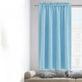 thumbnail image 4 of The Big Save karymi Curtains Heat Insulation Energy Saving Bedroom and Kitchen Curtains Scandinavian Solid Colour Silk Curtains Birthday Gifts The Big Save The Big Save, 4 of 4