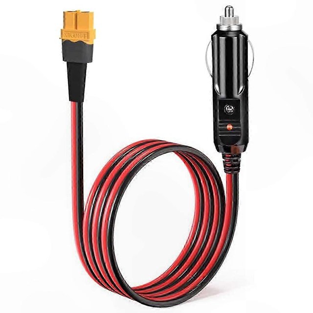 DC Car Socket Adapter with XT60 Plug for 12V to 24V Power Cable Connection