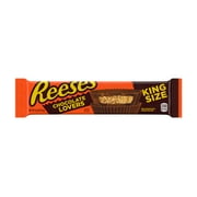 Reese's Milk Chocolate King Size Peanut Butter Cups Candy, Pack 2.8 oz