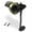 Black, variant on Helix Suspension Brakes & Steering Universal Firewall 9 in. Single Brake Pedal Kit Drum & Drum Large Oval Chrome Pad