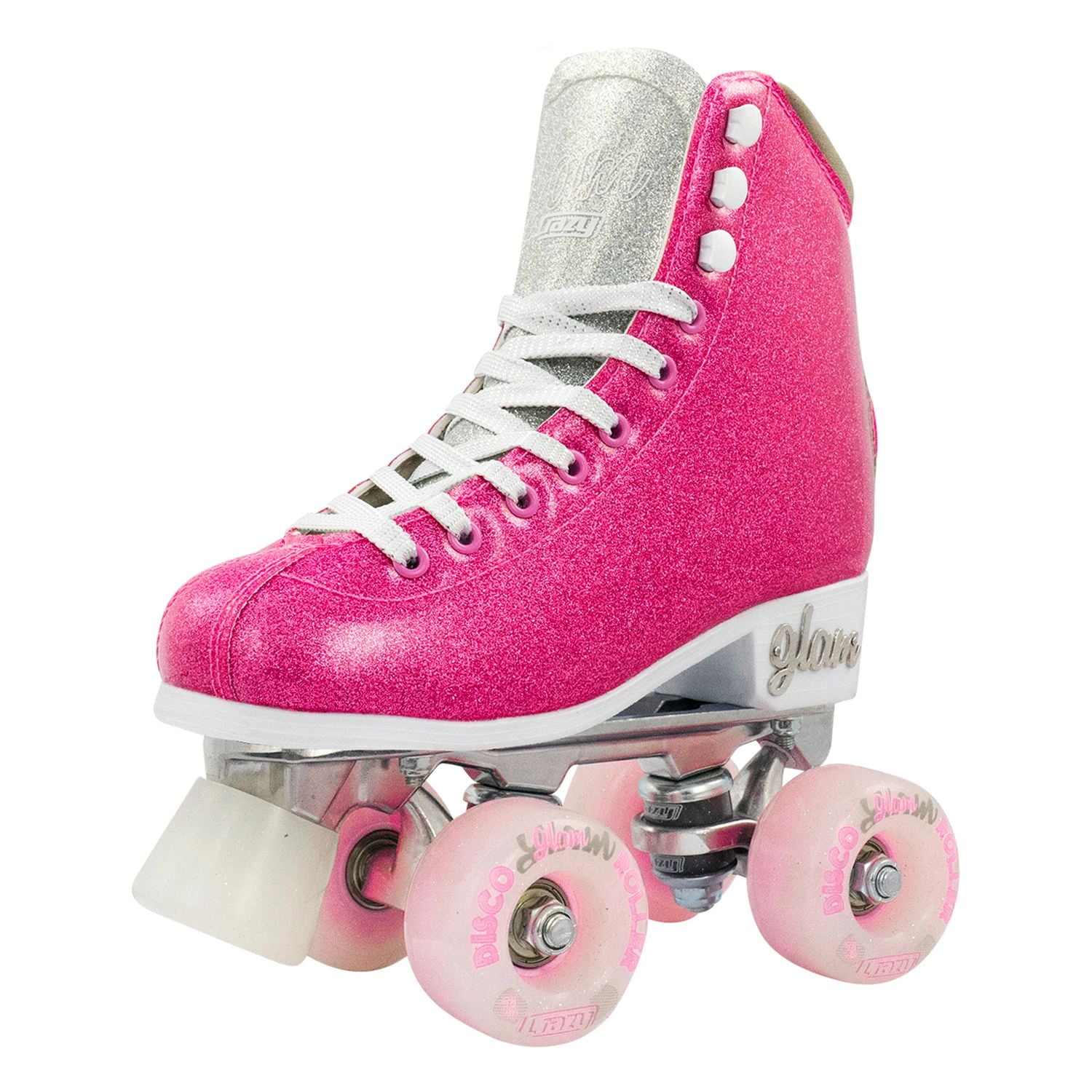 Quad Roller Skates - Disco Glam Pink/Silver - Walmart.com