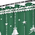 thumbnail image 3 of Red Christmas Bath Curtain,Colorful Balls Pine Trees Snowflake Bathroom Curtain Elegant Shower Curtains for Campus Bathroom Decor Christmas, 3 of 5