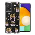 thumbnail image 1 of MUNDAZE Samsung Galaxy A52 Cute Valentine Pink Love Hearts Fries Before Guys Double Layer Phone Case Cover, 1 of 3