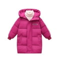 thumbnail image 4 of KAUOD Girls Long Winter Puffer Coats Quilted Waterproof Hooded down Jackets Kids Padded Insulated Snow Ski Outwear Clothes, 4 of 6