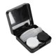 thumbnail image 5 of Caja para lentes de contacto, minilentes de contacto portátiles simples en blanco y negro, caja de almacenamiento de contactos de Color para viajes al aire libre y oficina, 5 of 5