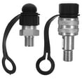 thumbnail image 1 of Miangastore Connexion Sécurisée Filetée Raccord Hydraulique 2 Pcs 5.1X3.3X1.3in, 1 of 9