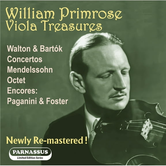 William Primrose - William Primrose: Viola Treasures - Music & Performance - CD
