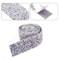 thumbnail image 5 of VEFSU Silver Ribbon,Sticker Self-Adhesive Resin Roll Ribbon DIY Ribbon Glitter Wall Sticker,Rhinestone Ribbon for Wedding Clothing Cars Crafts Dress Decoration,Rhinestone Ribbon Self Adhesive, 5 of 6