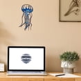 thumbnail image 3 of Teissuly Jellyfish Metal Wrought Iron Silhouette Crafts Interior Wall Decoration, 3 of 4