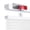 White, variant on Regal Estate Easy-Install No Drill Cordless Cellular Shades, Top Down Bottom Up 1" Light Filtering Window Shades, 40.5" W x 72" H, White