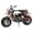 Black, variant on 49CC Kids Dirt Bike,2-Stroke Gas Power Motocross Bike,Pit Bikes Motocross,Off Road Gas Pocket Motorbike with Front Rear Disc Brakes,Mini Dirtbike,Speeds up to 25 MPH,Max Load 220LBS