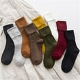 thumbnail image 5 of Outfmvch Compression Socks for Women Travel Crew Socks Cotton Socks Women Mens Socks No Show Cotton Compression Socks Women Cotton No Show Socks Wine A, 5 of 5