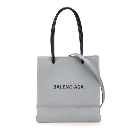 Pre-Owned Balenciaga XXS Shopping Tote, Handbag/Shoulder Bag, 2-Way, 597858, Gray... (Good)