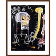 thumbnail image 2 of Art.com Untitled (Black Skull) Giclee Print by Jean-Michel Basquiat, Brown Frame Wall Art, 23" x 29", 2 of 4