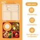 thumbnail image 4 of Lonchera para niños tipo omiebox incluye tarro y cubiertos, bento box c 4 compartimentos modulables de gran capacidad, lunch box con sellado hermético anti-fugas, caja de almuerzo BPA Free, 4 of 9